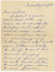 Letter; 1933 October 18, from Luther to Mabel Francis Gray