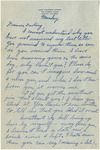 Letter; 1934 October 9, from John Waldrup Brown to Mabel Francis Gray