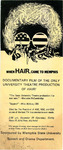 Flyer about Hair documentary showing