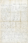 1861 December 12, Letter from Mr. Hamner to Mrs. Stacy