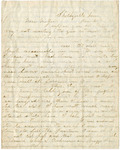 1863 January 24, Letter from Mr. Hamner to Mrs. Stacy