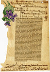 Newspaper clipping, "Miss Pochon's Sudden Death", undated