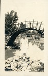 Arlene Hinson in the Japanese Garden in Overton Park, Memphis, Tenn., 1919