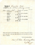 Requisition receipt, 1863