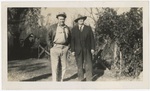 James M. Sowell with unknown man