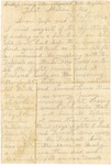 Letter, Alexander "Alex" M. Jones to Sarah "Sallie" Jones, Tibet Station, Mississippi, 1864 February 29