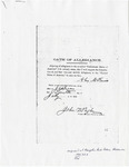 Document, "Oath of Allegiance", Alex M. Jones, Jackson, Tennessee, 1862 July 7