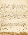 Land deed transfer, James Yates to Alex M. Jones, Hill County, Texas, 1874 November 16