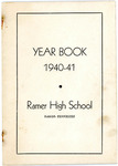 Ramer High School Yearbook, 1940-1941