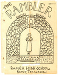Ramer High School, The Rambler, 1934