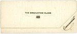 Ramer High School graduating exercises invitation, 1920