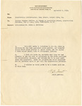 Letter, C. G. Frost, Camp Stuart, Newport News, Virginia, to Colonel Charles Neville, Washington, D. C., 1918 September 6