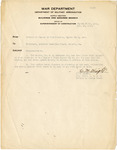 Letter, C. M. Knight, Taylor Field, Alabama, to President, Aviation Examining Board, Atlanta, Georgia, 1918 October 25