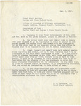 Letter, J. A. Matthews, Jr., Taylor Field, Alabama, to Office of Director of Military Aeronautics, Washington, D.C., 1918 December 3