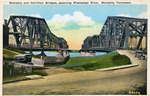 Memphis and Harahan Bridges, Memphis, TN, circa 1935