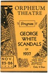 Orpheum Theatre, Memphis, program, 1936