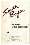 South Pacific program, Ellis Auditorium, Memphis, 1954