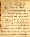 Jefferson Davis letter, 1886