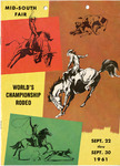 Program, Mid-South Fair Rodeo, 1961