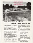 Flyer, Save Overton Park, Memphis, 1964