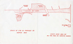 Map, potential effect of I-40 through Overton Park, Memphis, Tennessee