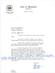 Letter: Memphis Mayor Henry Loeb to Ethel Sengstacke, 1968