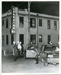 Policemen outside Lorraine Motel, Memphis, 1968