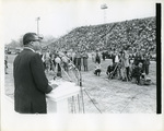 Rev. James Lawson speaking at Crump Stadium, Memphis, 1968