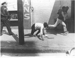 Violence breaks out, Memphis, 1968
