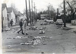 Street scene during the Memphis sanitation workers strike, 1968