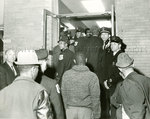 Memphis police with arrested demonstrators, March 1968