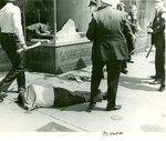 Injured Man Lying on the Sidewalk, Memphis, 1968