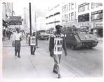 Marchers with "I AM A MAN" sign, Memphis, 1968