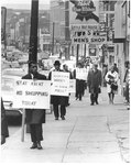 Protesters on Beale Street, Memphis, 1968