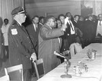 T.O. Jones speaking at a meeting, Memphis, 1968