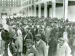 Sanitation Workers at Memphis City Hall, 1968