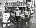 Striking Sanitation Workers on Beale Street, Memphis, 1968