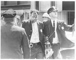 Memphis Policeman injured on Beale Street, Memphis, 1968