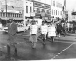 Striking Memphis sanitation workers protest, 1968