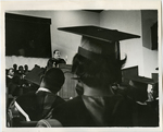 Rev. Benjamin Hooks at the final commencement ceremony for Owen College, Memphis, Tennessee, 1968
