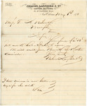 Correspondence; Nelson, Lanphier and Company, New Orleans, to T. A. Nelson, Memphis, 1873 May 6