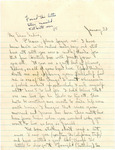 Letter: Peter Taylor to Nadine Parker, 1943