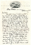 Letter: Peter Taylor to Nadine Parker, 1944