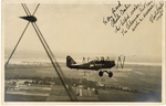 A pilot in a Union Trust Co., Little Rock aircraft, signed by Charlie Taylor, 1928 November 24