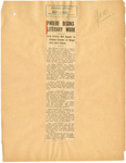 Newspaper clipping, Memphis Evening Appeal, 1930 September 5