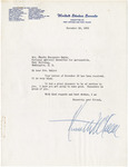 Letter, Chairman Kenneth McKellar to Phoebe Fairgrave Omlie, 1933 November 29