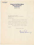 Letter, Tennessee Rep. Gordon Browning to Phoebe Fairgrave Omlie, 1933 December 5