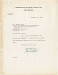 Letter, James A. Farley to Phoebe Omlie, 1933 November 24