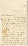 Correspondence, Jessie to Martha 