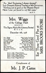 West Tennessee State Normal School, Memphis, play program, 1918